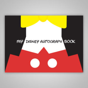 Disney Autograph Book Mickey Mouse Tuxedo