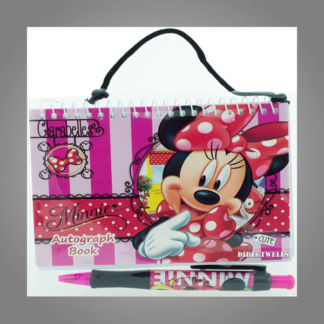 Disney Minnie Mouse Autograph Book with Pen